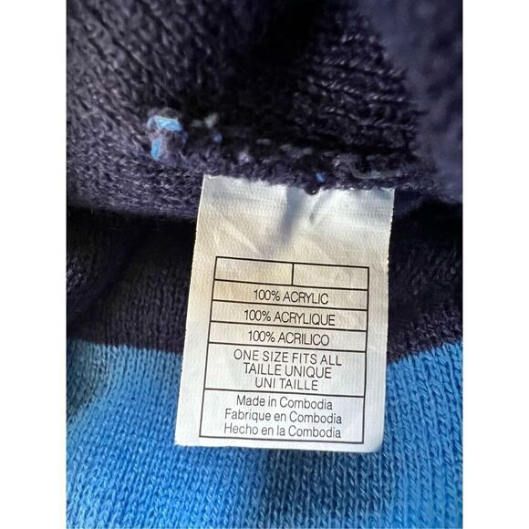 Munchen Haus Leavenworth Washington Blue Black Beanie Pom Hat One Size - Picture 5 of 5